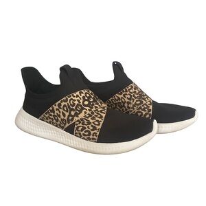 Adidas Leopard Black Slip-On Sneakers